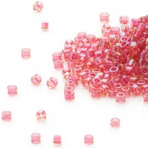 1200 Miyuki Delica #11 COLOR LINED Glass Seed Beads 11/0 Transparent 7.2 Grams - Picture 1 of 65