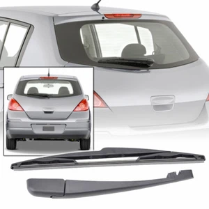 Rear Window Back Wiper Arm & Blade Windshield For Nissan Versa 2007-2011 Rubber - Picture 1 of 6