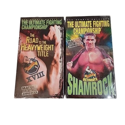 The Ultimate Fighting Championship VHS 2 Pack Ultimate Shamrock Road To The... - Image 1 of 4