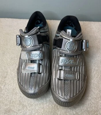 Zapatos de ciclismo Bontrager RXL de carretera para mujer talla US 6 1/2, EU 38 plateados Foto 1 de 4