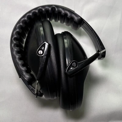 Protetores auditivos proteção auditiva redução de ruído design dobrável preto Amazon  - Imagem 1 de 4