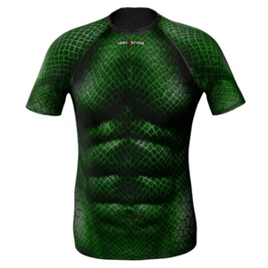High Type KIDS Longsleeve Rash Guard, Leggings DRAGON SKIN - BJJ MMA Judo - Picture 1 of 13