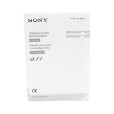 Руководства и инструкции по эксплуатации фотоаппаратов и видеокамер Sony