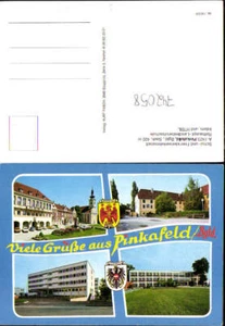 742058 Mehrbild AK Pinkafeld Rathausplatz Landesberufsschule Intern. u. HTBL - Bild 1 von 1