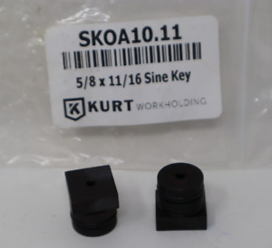 Kurt Workholding SKOA10.11 Sine Fixture Key Size 5/8" x 11/16" Set of 2