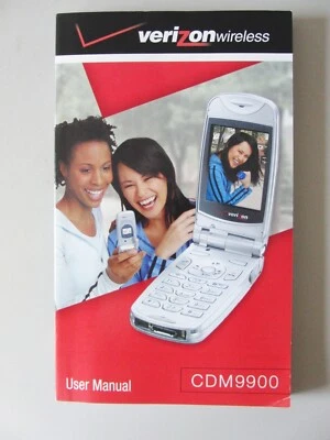 Original Manual & Quick Ref. Guide- Verizon CDM9900 Cell Phone English/Spanish - Image 1 of 4