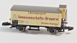 Marklin Z-scale Old ERA  Beer box car Genossenschafts Brauerei, from set-no box - Picture 1 of 2
