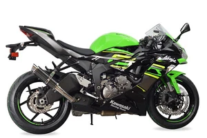 Escape Kawasaki ZX6R SP Engineering fibra de carbono redondo Stubby Moto GP 2019-2020 - Imagen 1 de 8