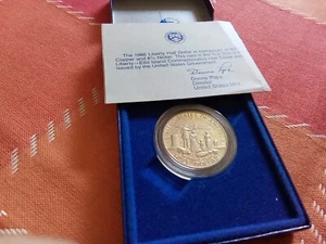 USA  1/2 Dollar Gedenkmünze, 1986 United States Liberty, Silber  in OVP - Bild 1 von 2