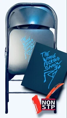 Rob Van Dam Autographed Signed/Inscribed Whole F’N Show Steel Chair RVD ECW WWE - Image 1 of 3