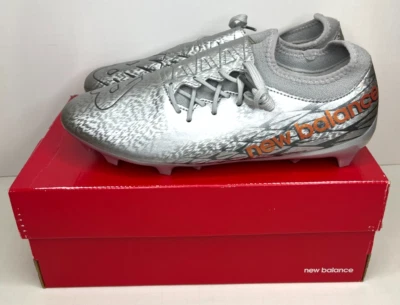 New Balance Furon V7 Dispatch FG Soccer Cleats Grey Mens Size 12 D, New no box - Image 1 of 4