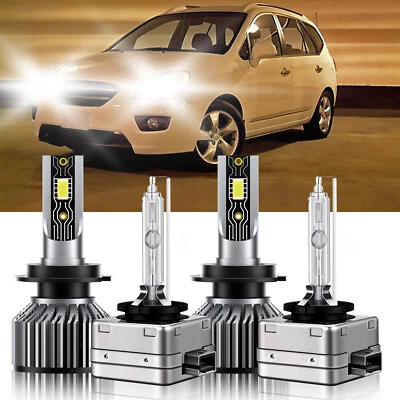 Bombilla de faro LED HID blanco súper brillante para Kia Rondo 2014-2017 Foto 1 de 4