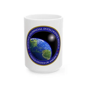 Agencia Geoespacial Nacional - Taza de café blanca - Imagen 1 de 9