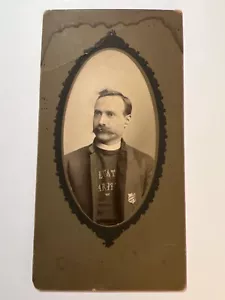 Cabinet Photo Handsome Moustache Male, St Louis Missouri, Salvation Army - Picture 1 of 2