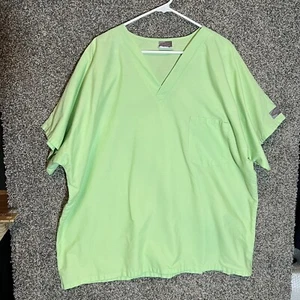 Scrubzone XL Light Green Scrubs Top Medical Uniform Pen Pocket - Picture 1 of 8
