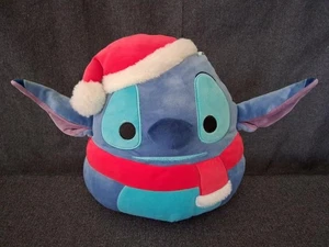 Original Squishmallows 10" Disney Stitch With Santa Hat with Tag 2023/ 2024 - Picture 1 of 6