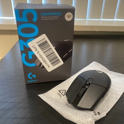 Logitech G305 LIGHTSPEED Wireless Gaming Mouse, Hero 12K Sensor, 6 Buttons Black - Image 1 of 4