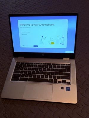 Portátil HP Chromebook x360 14” 2 en 1 - Intel Celeron, 4 GB RAM, 64 GB, pantalla táctil Foto 1 de 4