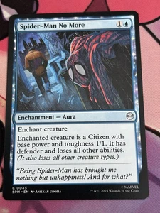 Spiderman the Gathering C0045. Non Foil Common. Spiderman_  No More. - Picture 1 of 1