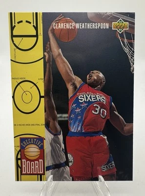 1993-94 Upper Deck Clarence Weatherspoon #427 Philadelphia 76ers - Image 1 of 2