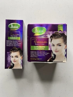 Juego de crema y suero facial Jhalak Premium Foto 1 de 4