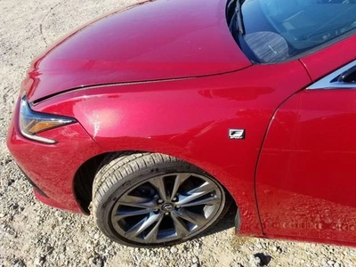 19 2019 LEXUS ES350 F SPORT OEM DRIVER LEFT FENDER ASSEMBLY RED  - Imagem 1 de 4