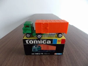 *477 24 Black Japan Hino semitrailer Panel van Nearly unused Movable connection - Picture 1 of 10