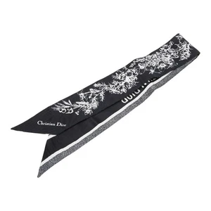 Dior Mitza Toile de Jouy Flower scarf Women 【Used】 - Picture 1 of 8