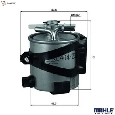 FUEL FILTER KLH 44/22 FOR RENAULT SCENIC/GRAND/II/III MEGANE/Hatchback/Van 1.5L - Image 1 of 4