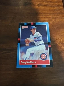 baseball cards 1988 Donruss Chicago Cubs P Greg Maddux #539 HOF Vintage +++ - Picture 1 of 2