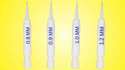 Juego de 3 bolígrafos implantadores Choi para trasplante capilar 0,8 mm, 0,9 mm, 1,0 mm mejor calidad Foto 1 de 4