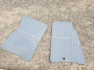 New Ford Floor Mats Grey Gray Vinyl Rubber 1999 Windstar & More 6az-5413086-sa7 - Picture 1 of 8