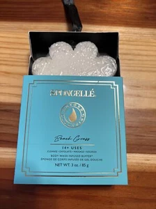 Spongelle BEACH GRASS Infused Bath Shower Body Sponge Buffer Exfoliates 3 Oz New - Picture 1 of 3
