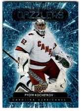 2022-23 Upper Deck Dazzlers Blue Pyotr Kochetkov Rookie #DZ-95 Carolina