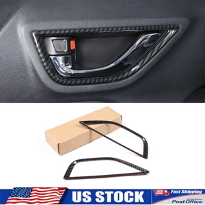 Carbon Fiber Pattern Interior Door Handle Cover Trim Fit For GR86/ BRZ 2022-2025 - Picture 1 of 10