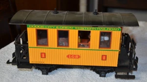 LGB 3006 G Scale Dodge City & Great Western RR Passenger Coach + Passengers - Picture 1 of 5