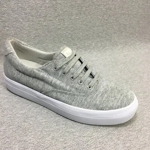 Keds Schuhe Damen Größe 7,5 Grau 59988 Jersey Canvas Schnürschuhe Plateau Sneaker - Bild 1 von 10