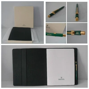 Rolex Portfolio + Caran d'Ache 849 Pen - Authentic - Leather - RARE - BRAND NEW - Picture 1 of 24
