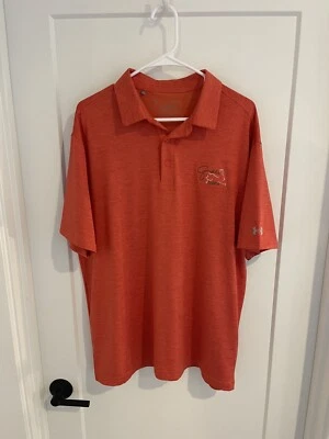 Polo de golf Gamble Sands - XL para hombre - Polo Under Armour Playoff - Coral - Nuevo sin etiquetas Foto 1 de 4
