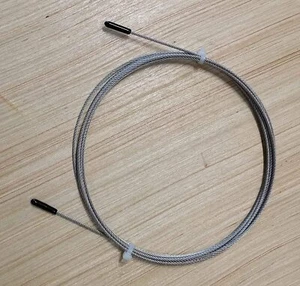 Cable de repuesto de acero inoxidable CFF para cuerdas de salto de velocidad, plata, 11' - Imagen 1 de 1