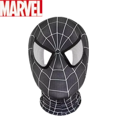 Schwarze Eisenspinne 3D Maske Peter Parker Linsenmaske Superheld Cosplay Maske - Bild 1 von 4