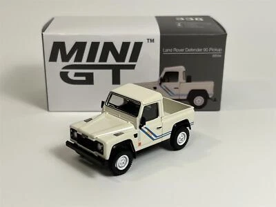 Land Rover Defender 90 Pick Up Bianco 1:64 Scala Mini GT MGT00338L - Immagine 1 di 4