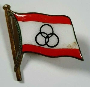 Reederei F.Krupp AG Deutsche Reederei Mitarbeiter Emaille Mützenabzeichen Hamburg - Bild 1 von 3