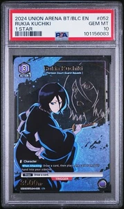 PSA 10 - Rukia Kuchiki 052 1 Star - Union Arena Bleach Thousand-Year Blood War - Foto 1 di 2