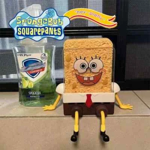 Soporte para fregadero Bob Esponja con esponja organizador de cocina almacenamiento soporte de drenaje - Imagen 1 de 13
