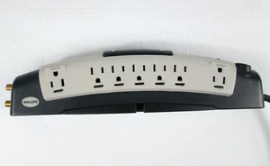 Philips SPP1189 Transient Voltage Surge Suppressor Relocatable Power Taps - Picture 1 of 8