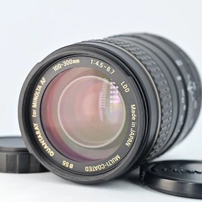 Quantaray LDO 100-300mm f/4.5-6.7 MC Telephoto Zoom Lens Minolta Sony A Mont  - Image 1 of 4