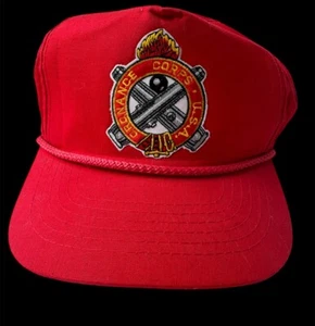 ORDNANCE CORPS U.S.A Hat Army Red Snap Back Baseball Cap Headliner Adult - Picture 1 of 8