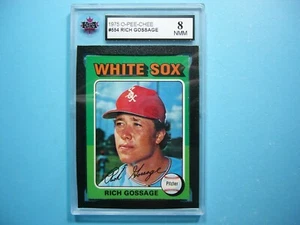 1975 O-PEE-CHEE MLB BASEBALL CARD #554 RICH GOSSAGE KSA 8 NM/MT SHARP!! '75 OPC - Picture 1 of 2