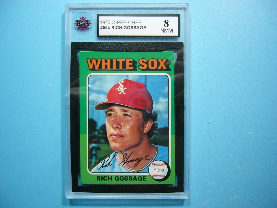 1975 O-PEE-CHEE MLB BASEBALL CARD #554 RICH GOSSAGE KSA 8 NM/MT SHARP!! '75 OPC - Image 1 of 2